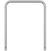 Stainless steel hoop |  48 mm | for casting in concrete | without cross bar | total width 1000 mm | for casting in concrete
